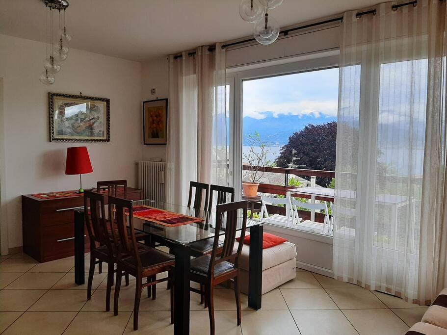La Finestra Sul Lago - In Villa Con Vista E Posto Auto Coperto Стреза Экстерьер фото